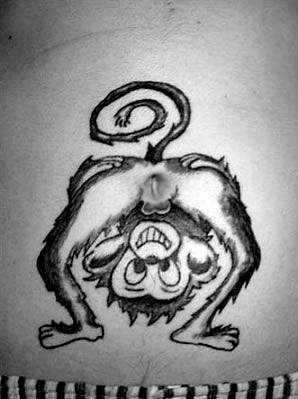 "Monkey Belly Tattoo." TeddyBare, http://www.flickr.com/photos/teddybare/24891625/